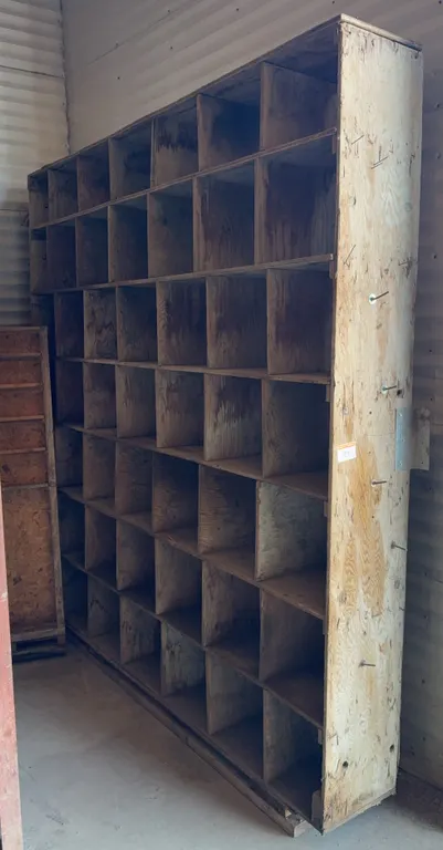 Parts Storage Cabinet Cubby Organizer