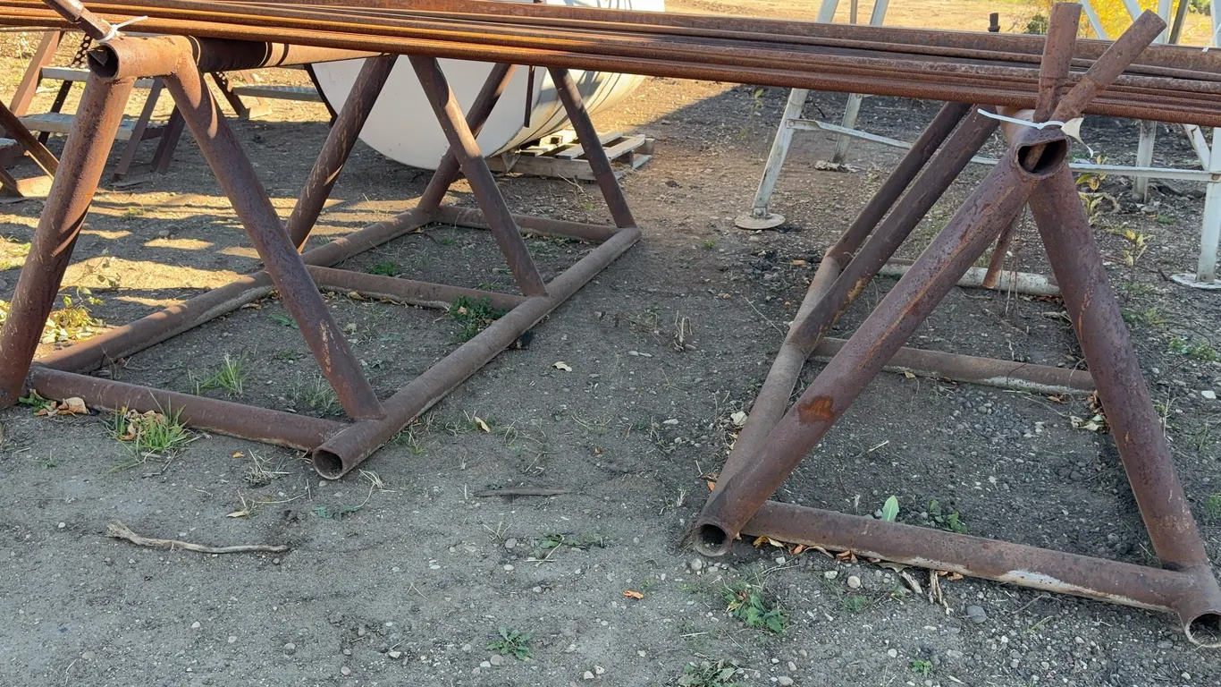Steel Pipe Rack Support Stands