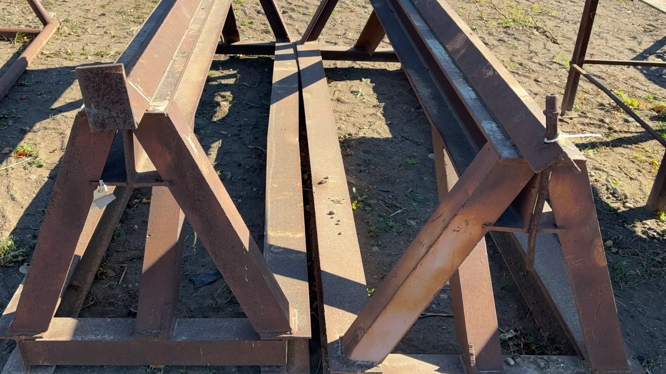 Pipe Stands Steel Fabrication Lot (2)