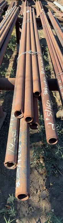 Steel Pipe Assortment Lot (8 pcs.) - 2" Diameter x 16'-19' Length