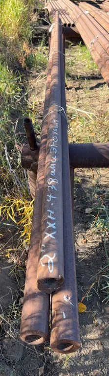 Steel Pipe Assortment Lot (3 pcs.) - 2" Diameter x 16'-17' Length