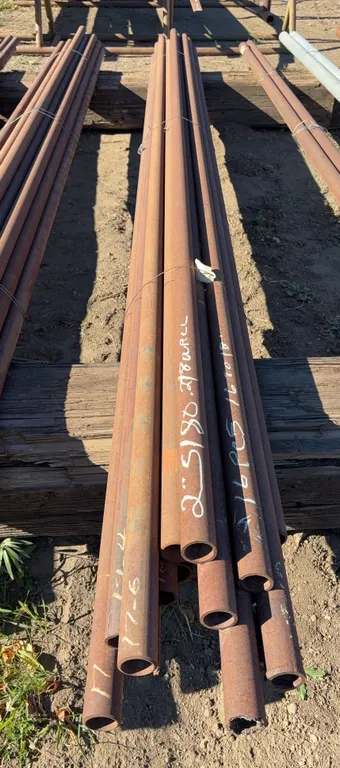 Steel Pipe Assortment Lot (16 pcs.) - 2" Diameter x 16'-18' Length