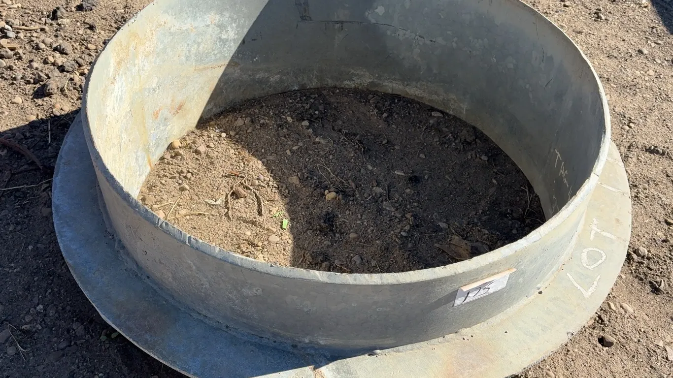 Large Diameter Steel Flange/Fire Pit