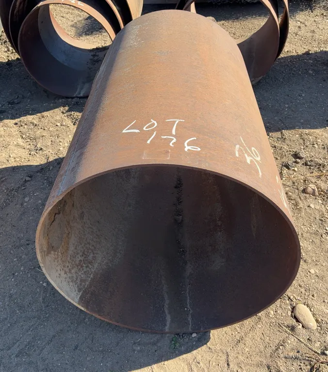 36" Diameter Steel Pipe/Fire Pit - 4'-7" Long