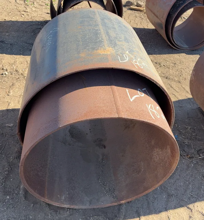 36" & Approx. 30" Diameter Steel Pipe Lot/Fire Pit