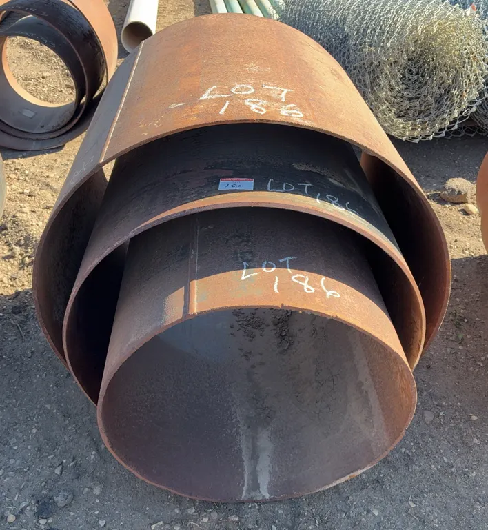 42" & Other Diameter Steel Pipe Lot/Fire Pit