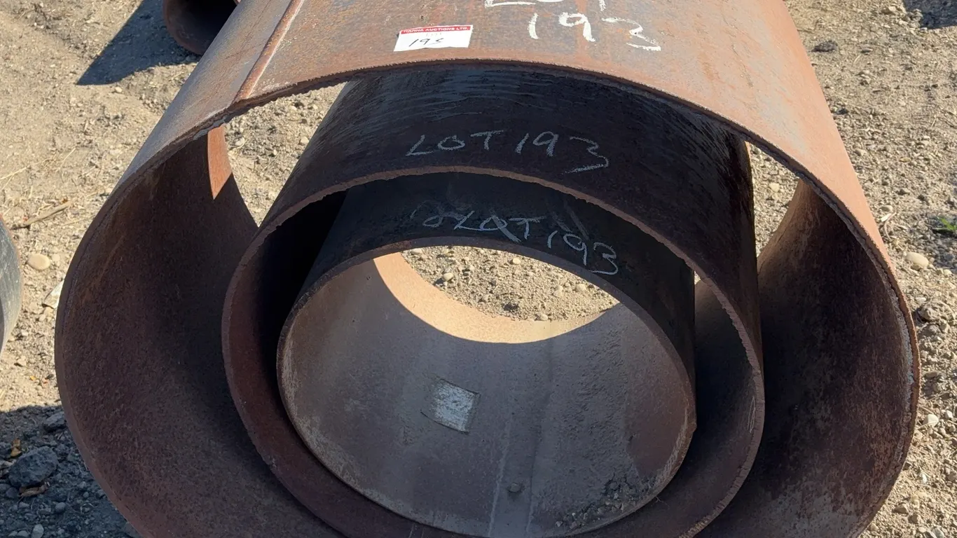 42" & Other Diameter Steel Pipe Lot/Fire Pit