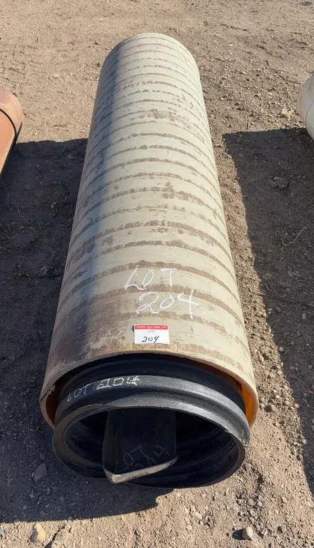 Large Diameter fiberglass and Plastic Pipe Lot