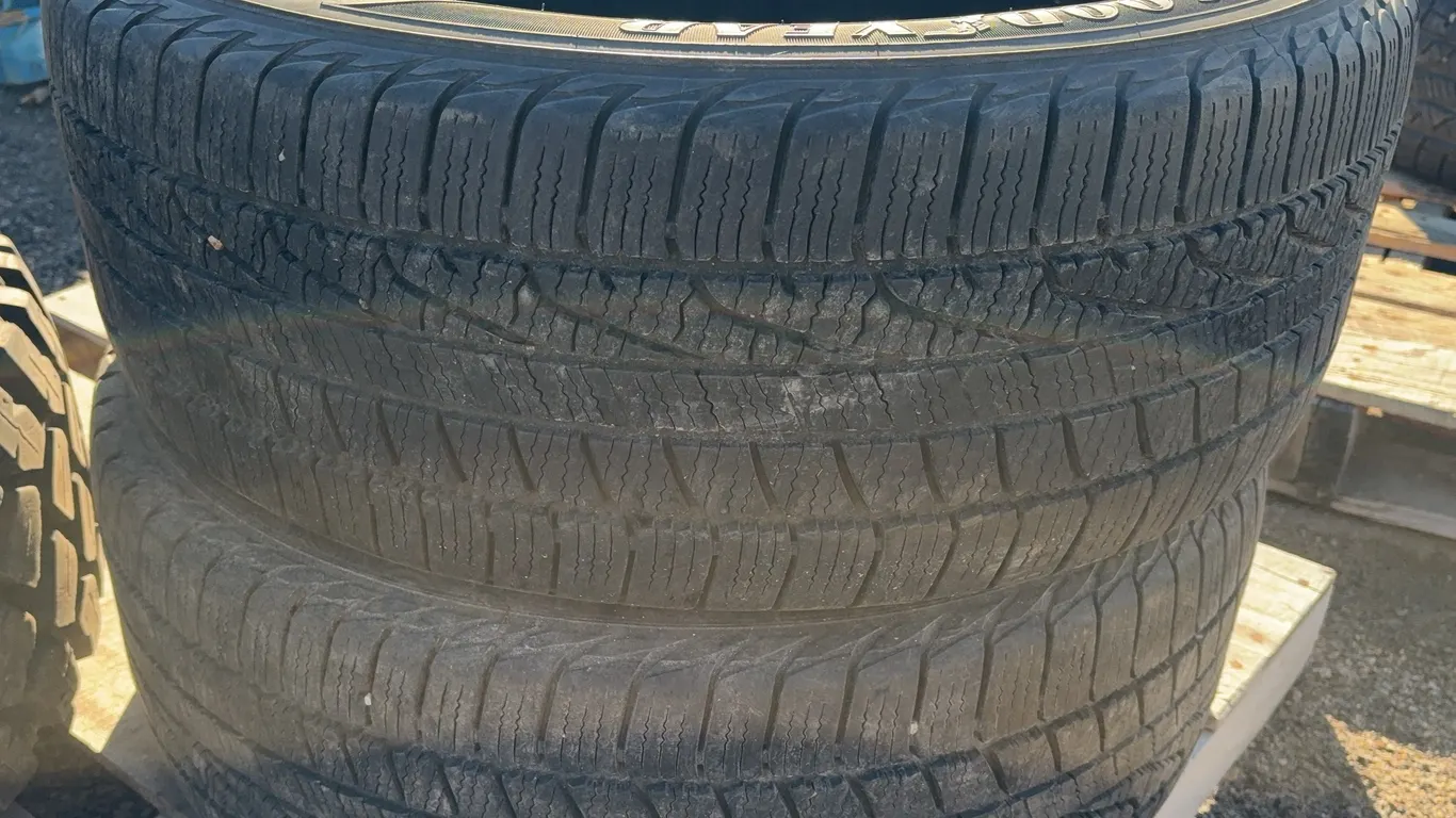 Pair of Goodyear Assurance WeatherReady 235/55R18 All-Weather Tires