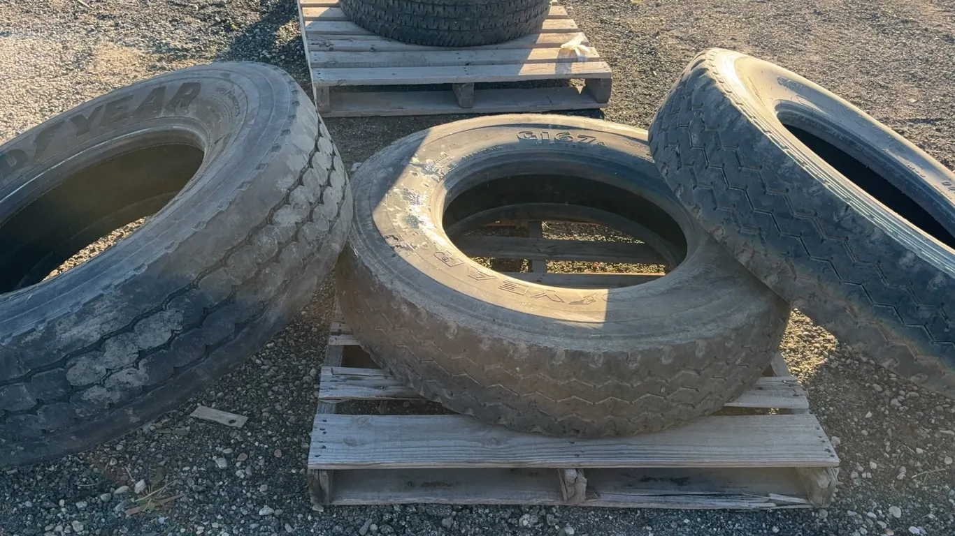 Set of 3 Commercial Truck Tires