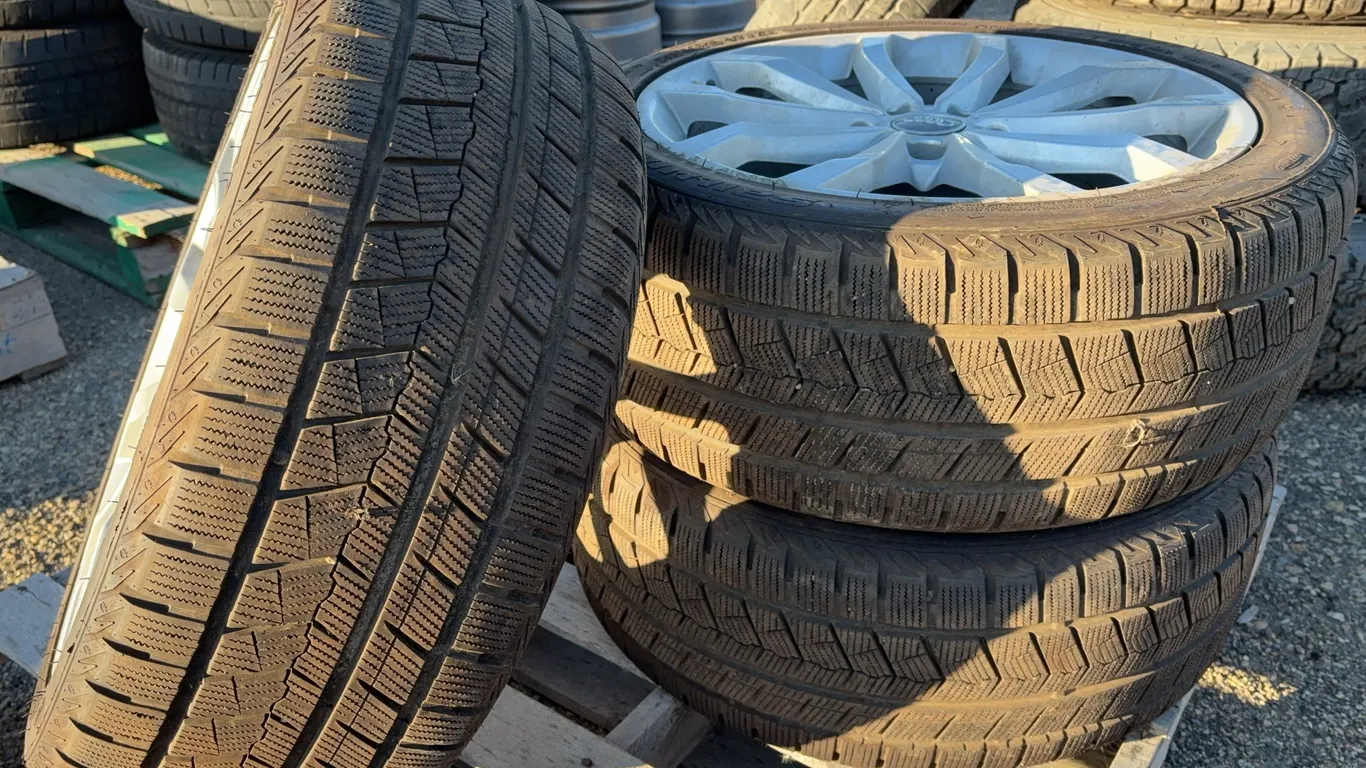 Set of 3 Icewinner Winter Tires on Audi Alloy Rims - 245/40R18