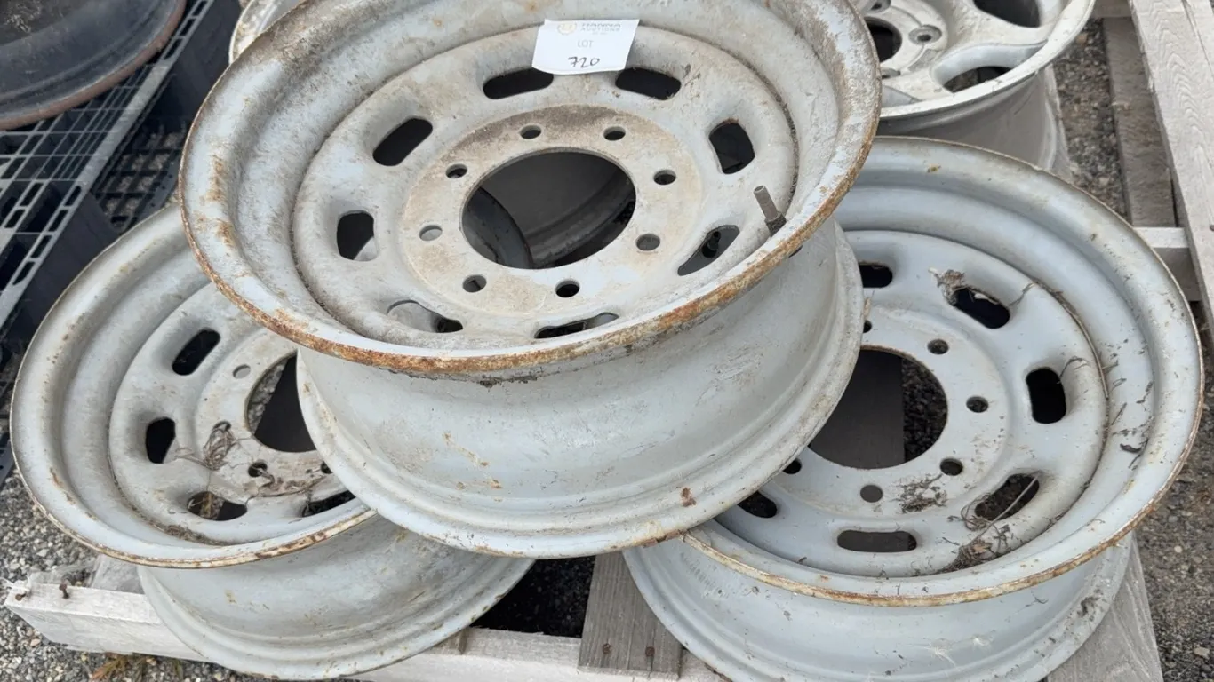 Set of 3 Ford Steel Rims - 8-Lug (F81A-1015-AF)