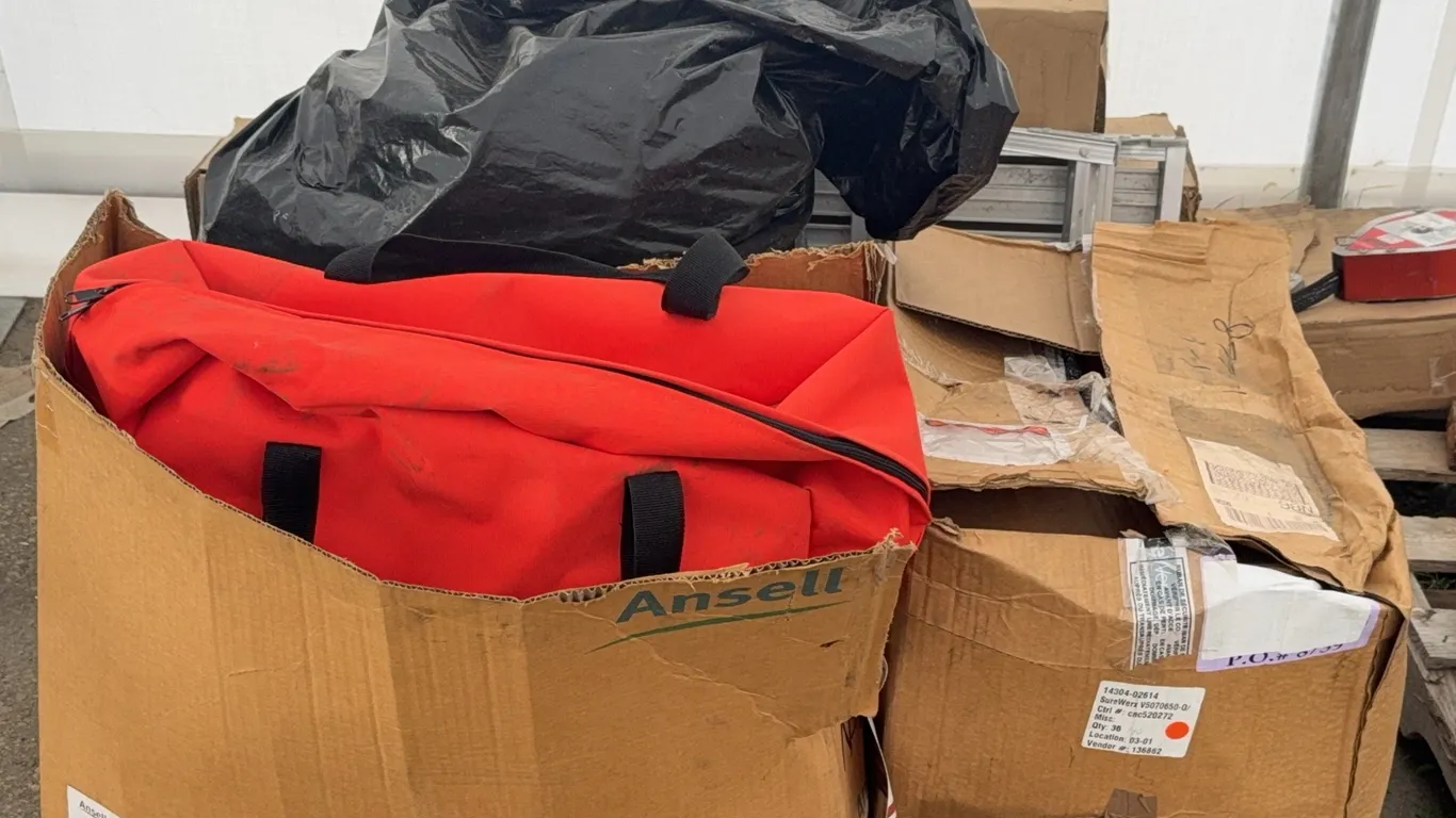 Bulk Lot of High-Visibility Safety Vests, Float Markers & Worksite Gear