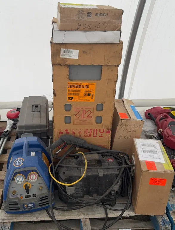 Yellow Jacket RecoverXLT Refrigerant Recovery Machine & HVAC Service Equipment Lot