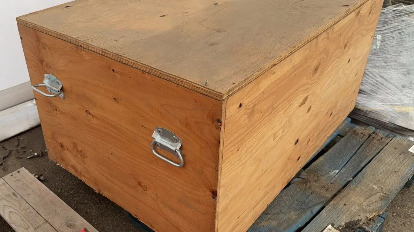 Large Heavy-Duty Wooden Storage Crate / Shipping Box