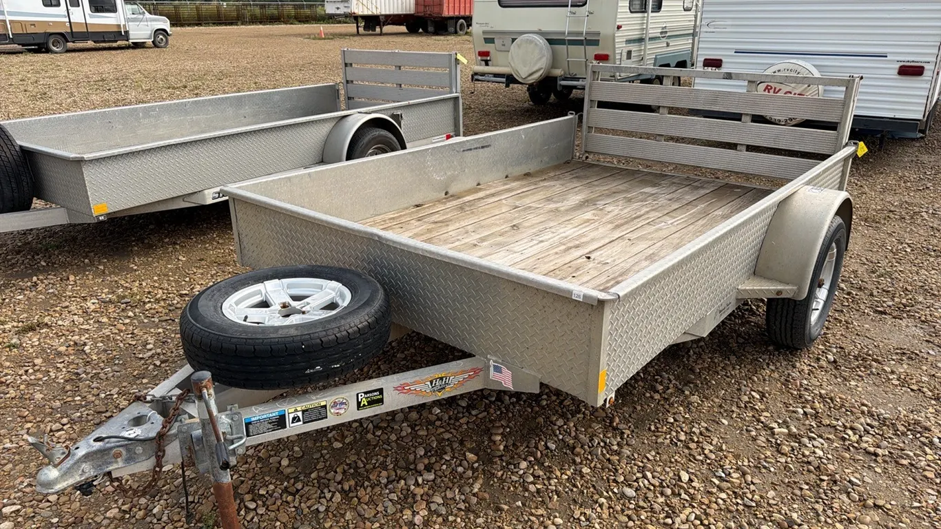 2017 H & H Trailer, 10' x 6'4"ATV Trailer, Silver, VIN 5JWA110118HN277066 (P10-R?-S1228)