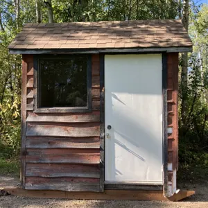 5’ x 8’ Ice Fishing Shack, Insulated, 3 holes and Wired for a Generator (P10-R?-S285)