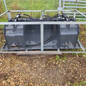 Skid Steer Grapple Bucket Brand New Wolverine 72" Dual Hydraulic Forks (P10-R1-S853)