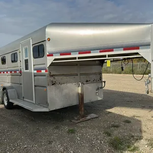 2007 Stock Trailer, Grey, VIN 2S9HRT1457S078002, Last Registered in SK, Buyer Responsible for Out of Province Inspection (P10-R3-E-S2327)