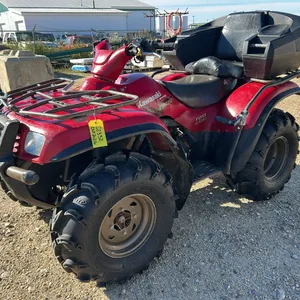 2004 Kawasaki KVF700 Quad, 6595km, Red, VIN JKAVF6A104B511680 (P9-Out-S2332)