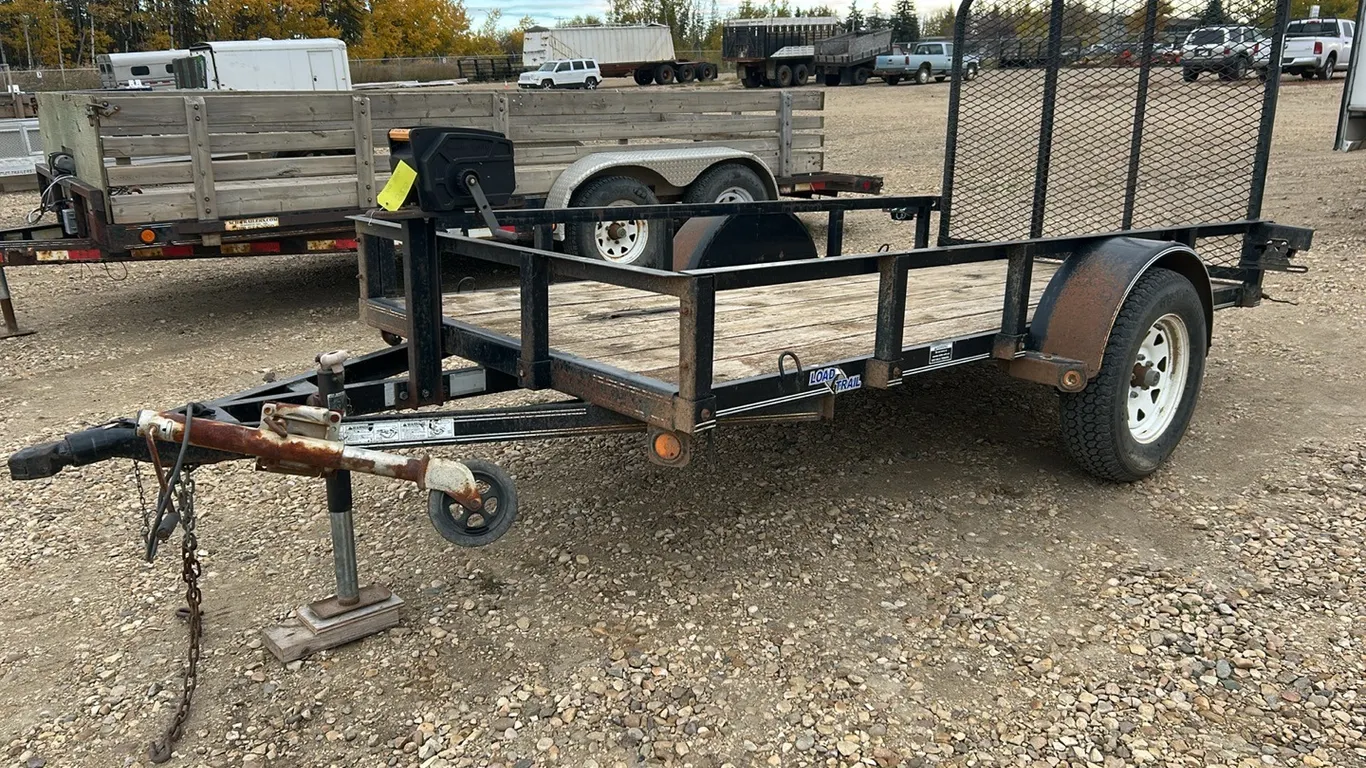 2011 Load Trail Utility Trailer, Black , *VIN 4ZESA1010B1009018 *No Visable VIN (P10-R3-W-S215)