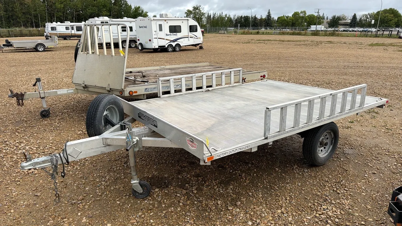 2014 Aluma A8810 ATV Trailer, Silver, *VIN 1YGAT1015FB124662 (P10-R3-S1228)