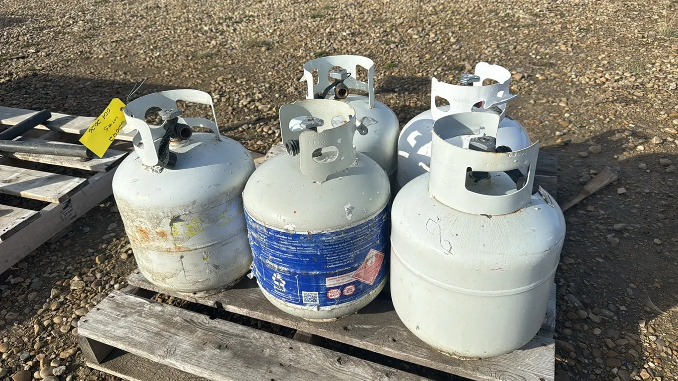 Propane Tanks, Marked 5 (P10-R7-E-S2042)