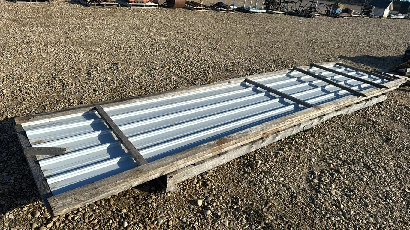 60 Sheets White Tin 40"x16.5’, 38 Gauge (P10-R6-W-S2310)