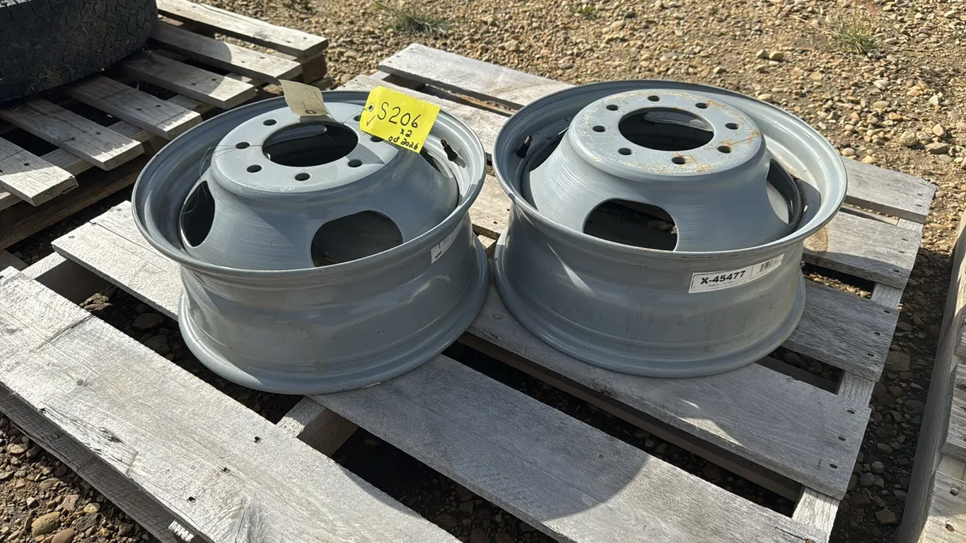 2 of GM (New) 16"x6.4 Dually Rim for GM 1 Ton (P10-R10-E-S206)