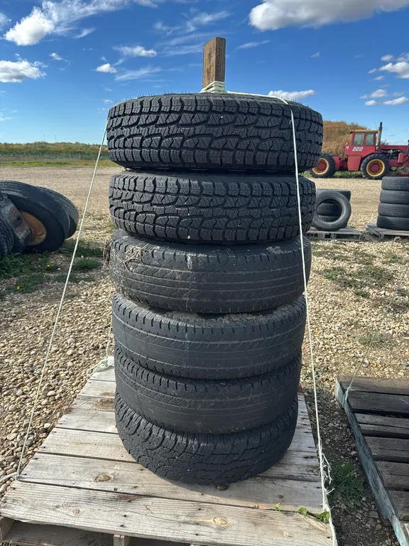 6 of LT215/85-R16 Tire Rated E Mounted on Dually Ford Rims (P10-R10-E-S206)