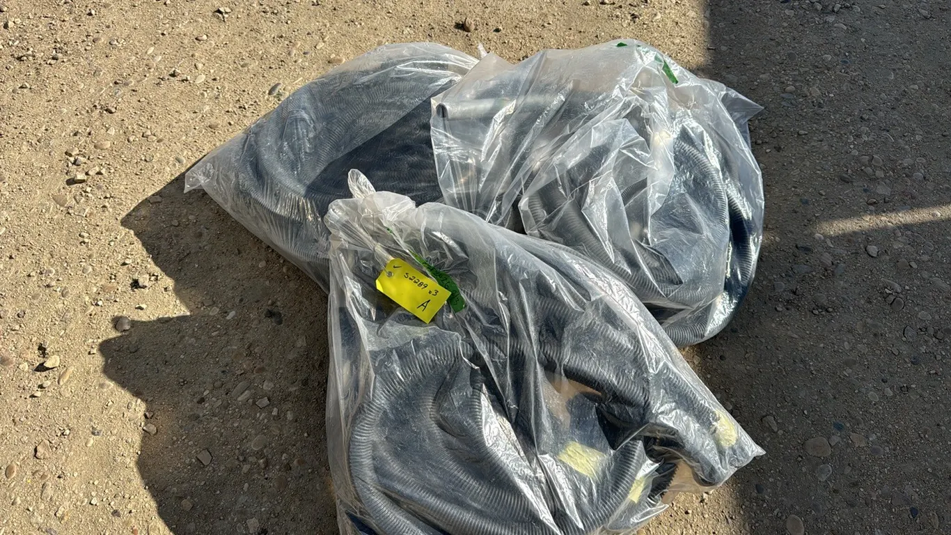 3 Bags of 100' Vacuum Cleaner Hose, Marked A (P10-SCB-S2289)