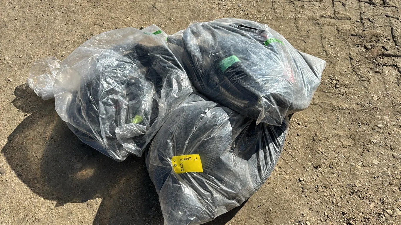 3 Bags of 100' Vacuum Cleaner Hose, Marked B (P10-SCB-S2289)