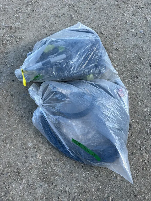 2 Bags of 100' Vacuum Cleaner Hose, Marked 1/2 & 2/2 (P10-SCB-S2289)