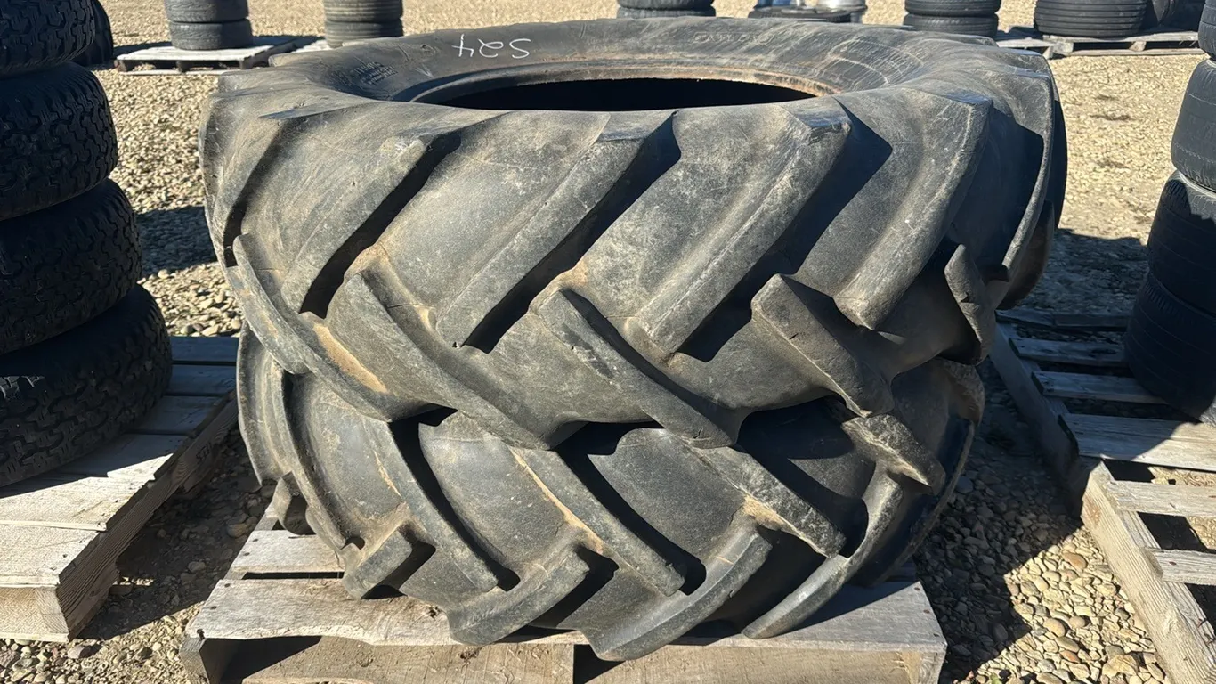 2 Qty Rear Tractor Tires 16.9 x 28 (P10-R10-E-S24)