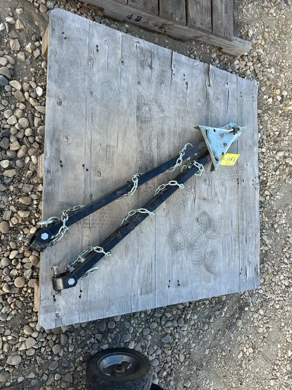 "A" Frame Tow Bar, Adjustable c/w Safety Chains (P10-R6-W-S483)