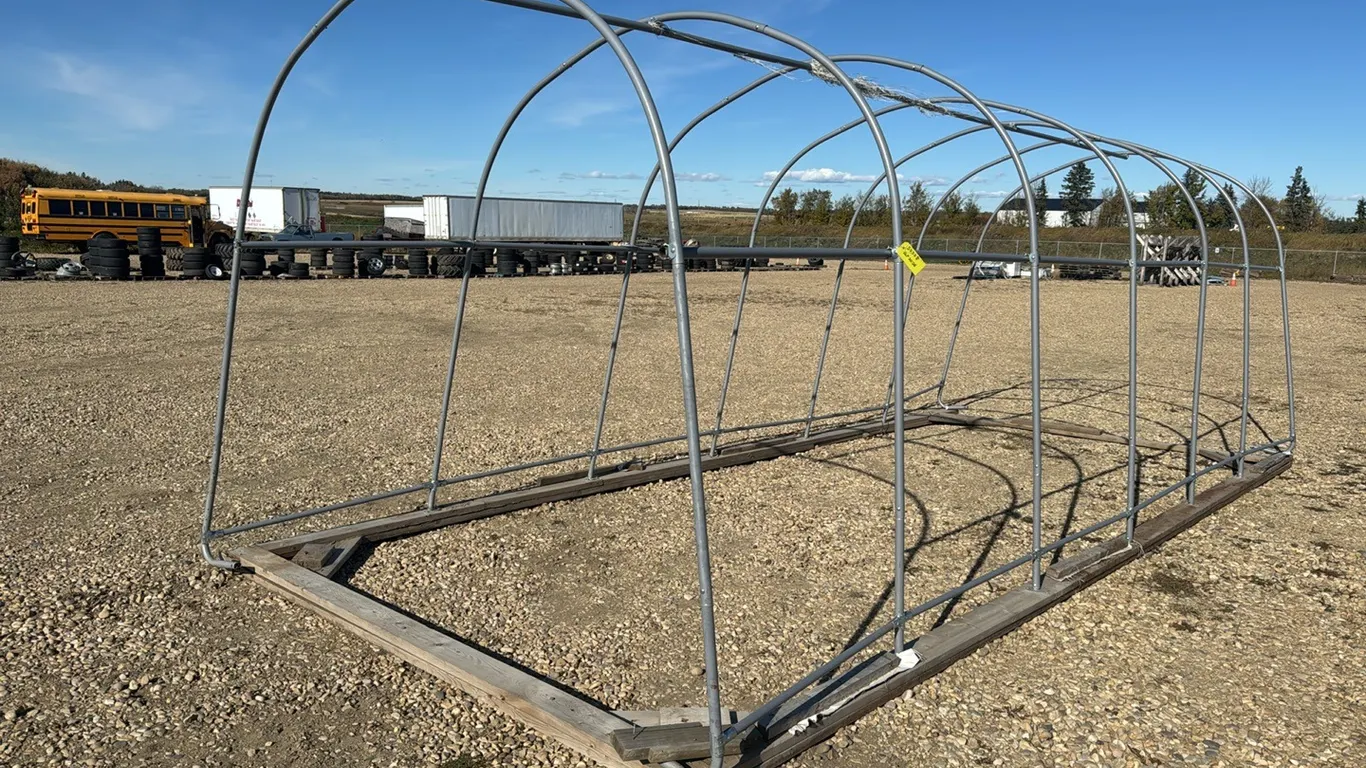 12 x 14' Tarp Shed/Carport Frame, Minor Damage (P10-R8-S2328)