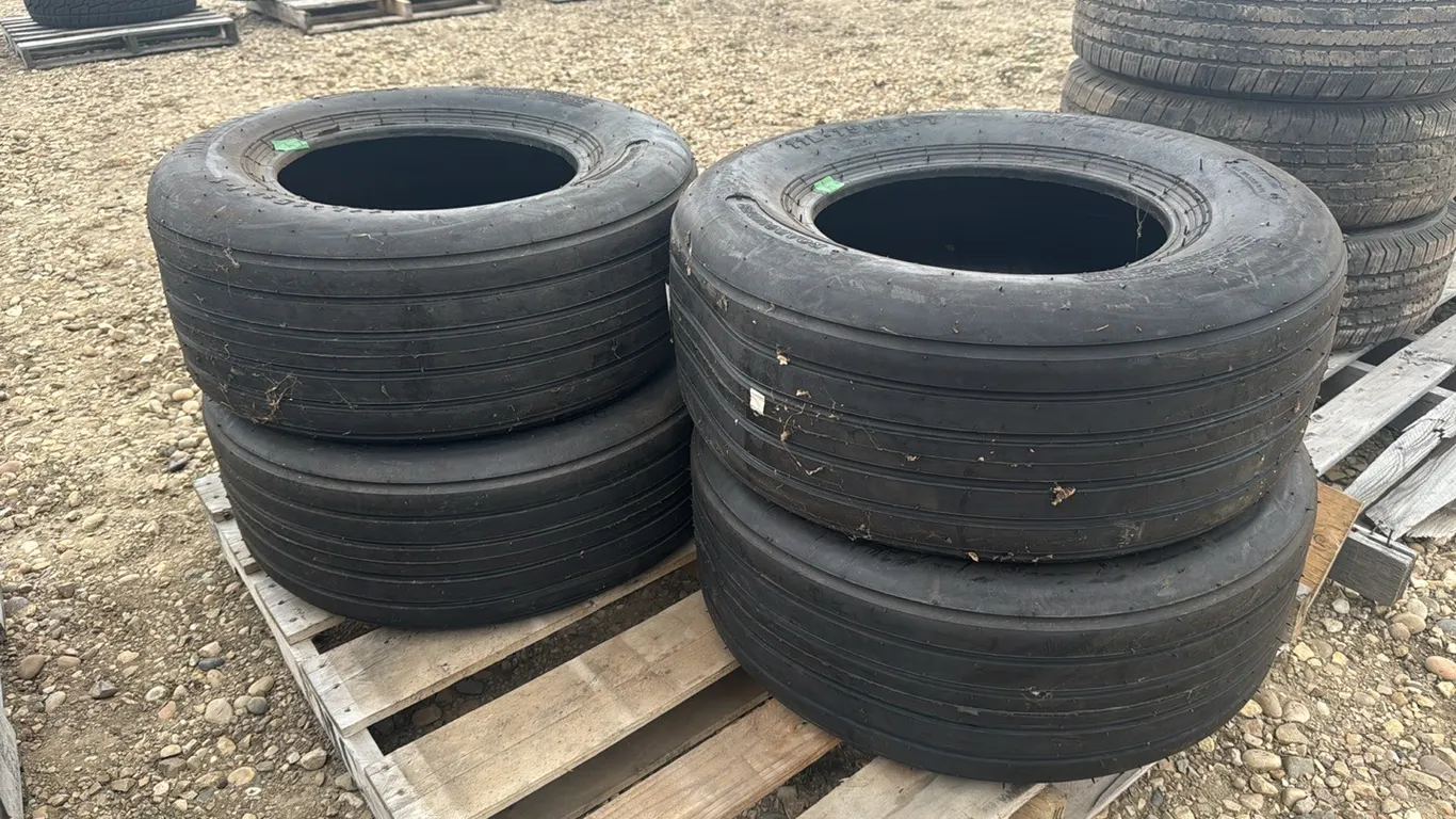 4 Qty Tires 11" - 15 SL Implement, Marked A (P10-R10-W-S2273)