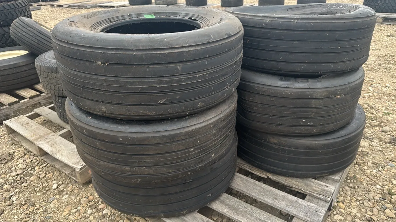 6 Qty Tires 11" - 15 SL Implement, Marked C (P10-R10-W-S2273)