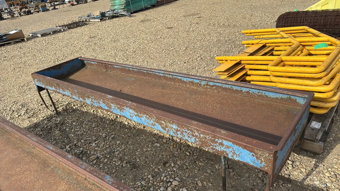 Feeder, Steel Trough Bunk 10', Marked 158 (P10-R5-E-S11)