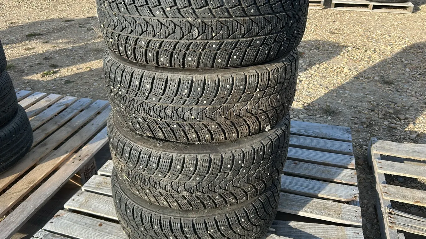 4 Studded Eco North 205/55 R16 Tires on 5 Bolt Rims (P10-R10-E-S84)