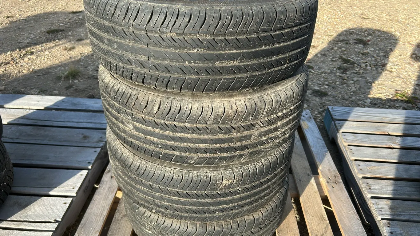 4 M&S Hercules 185/60 R15 Tires on 4 Bolt Rims (P10-R10-E-S84)