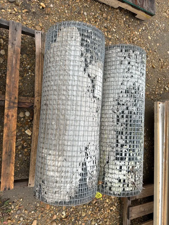2 Qty Roll of 3' x100' Galvanized Window Screening, Marked B (P10-R7-S1536)