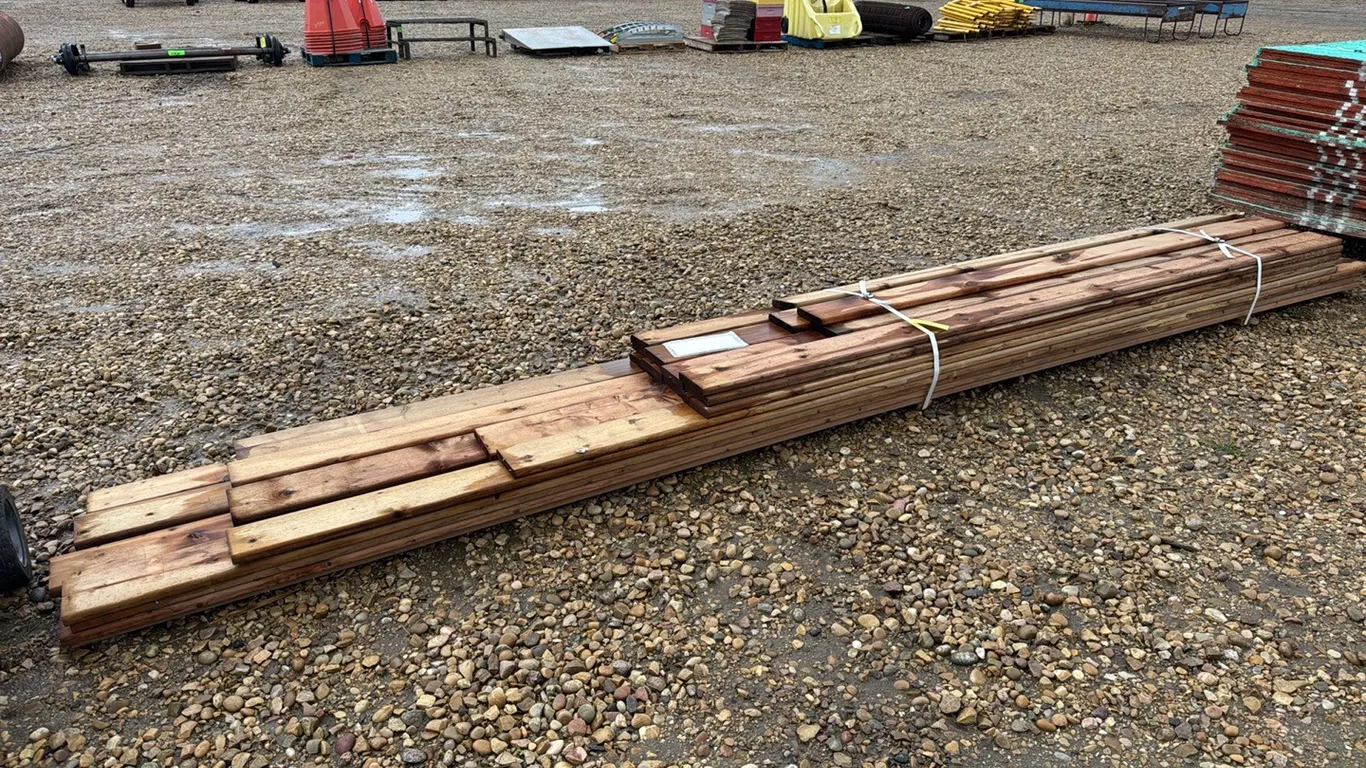 5/4’’x 6’’ Treated Deck Boards Culled Lumber, Lot # 9 (P10-R5-W-S1148)