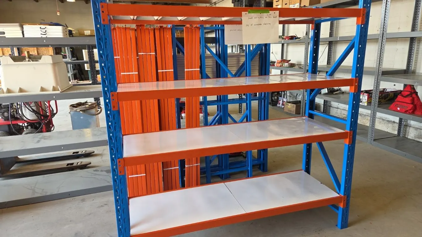 39' of Unused Linear Shelving, See Description Below (P9-O-S315)