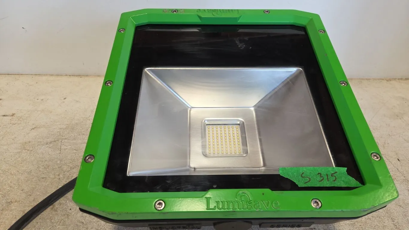 Lumisave Model LS-FL 375-80W Working LED Light 115V (P9-C-S315)