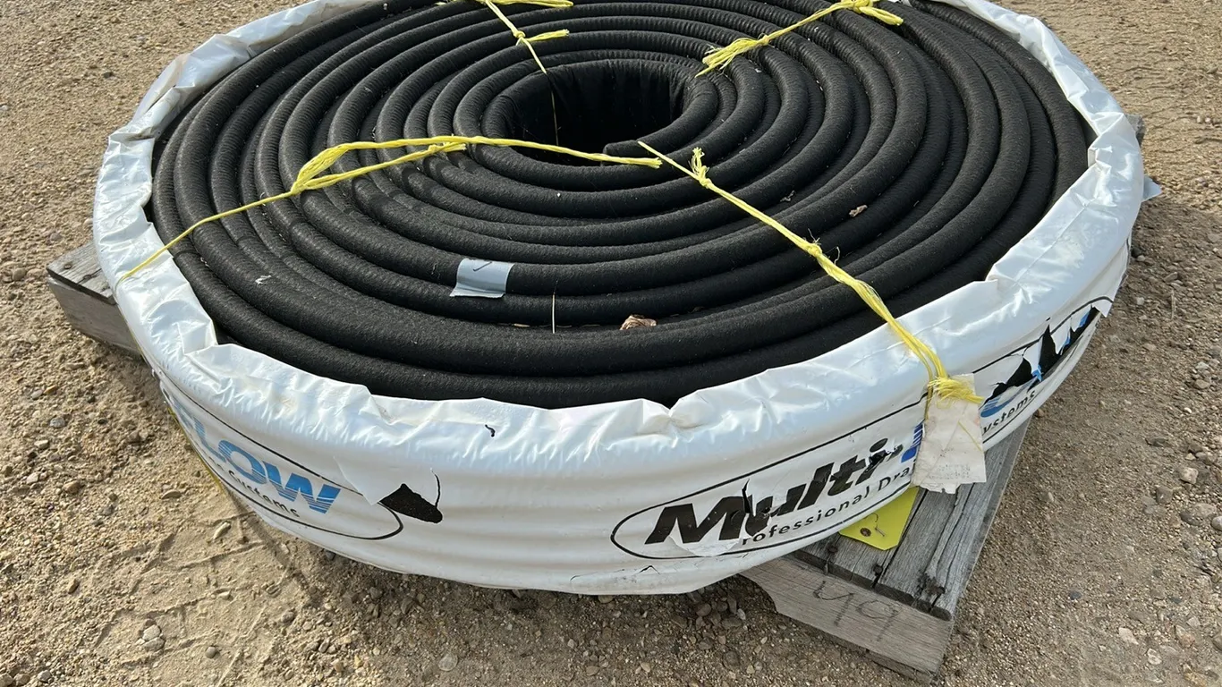 Multi Flow 6" Strip Drain, 125', Marked 3 (P9-Out-L-S2279)