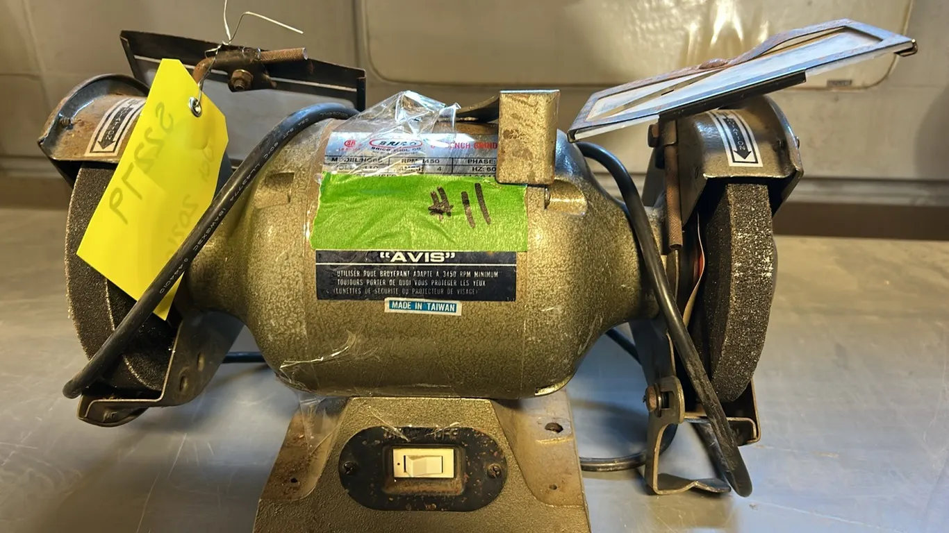 Brico Bench Grinder, 2 Wheel, Marked 11 (P9-M-S2279)