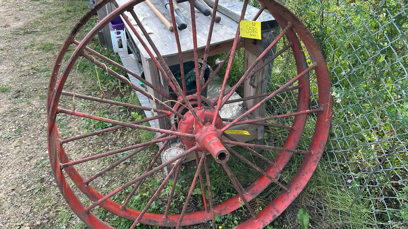 2 Qty 48" Steel Wheels (P9-Out-I-S582)