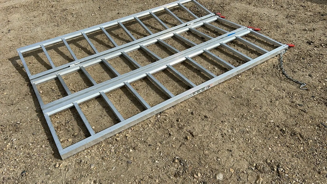 Erickson Aluminum Loading Ramp for Loading ATVs, Item 61 (P9-Out-I-S11)