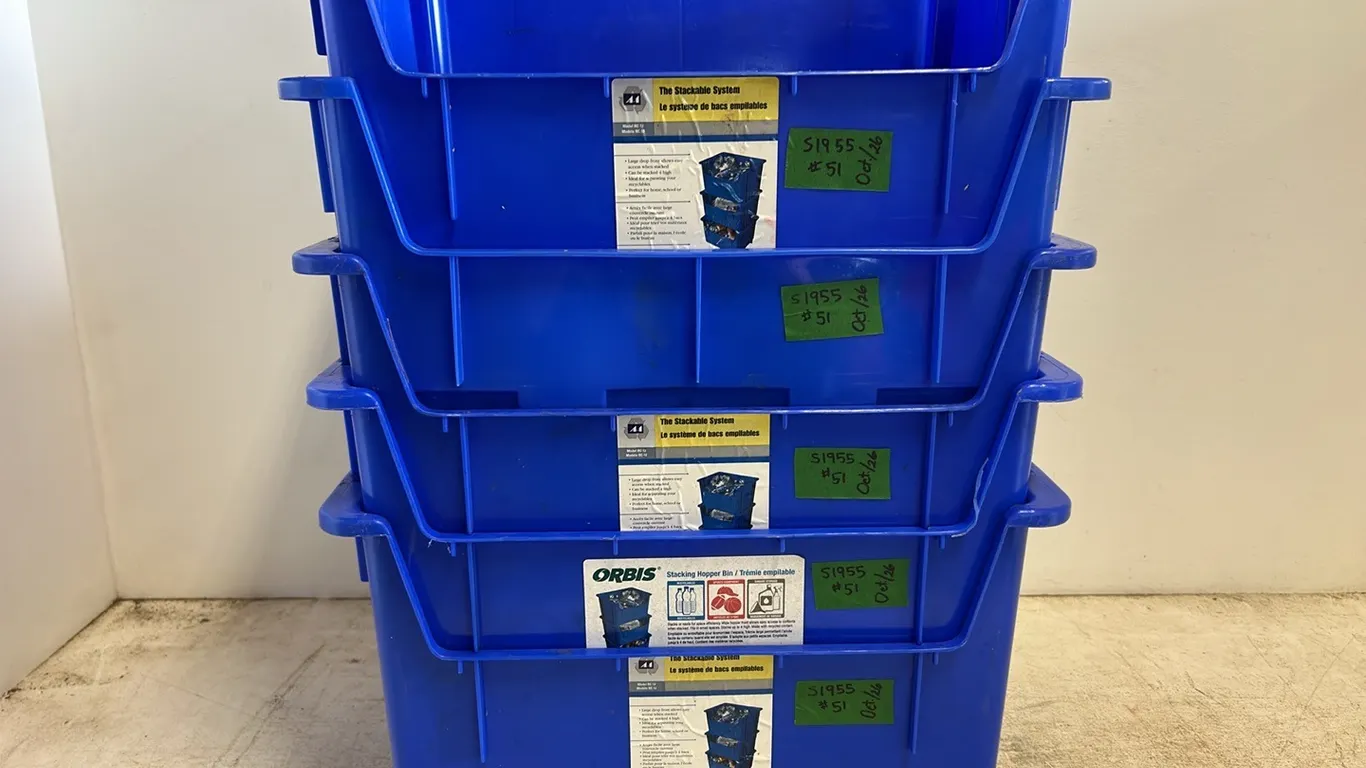 5 Qty Recycle Tubs, Item 51 (P9-G-S1955)